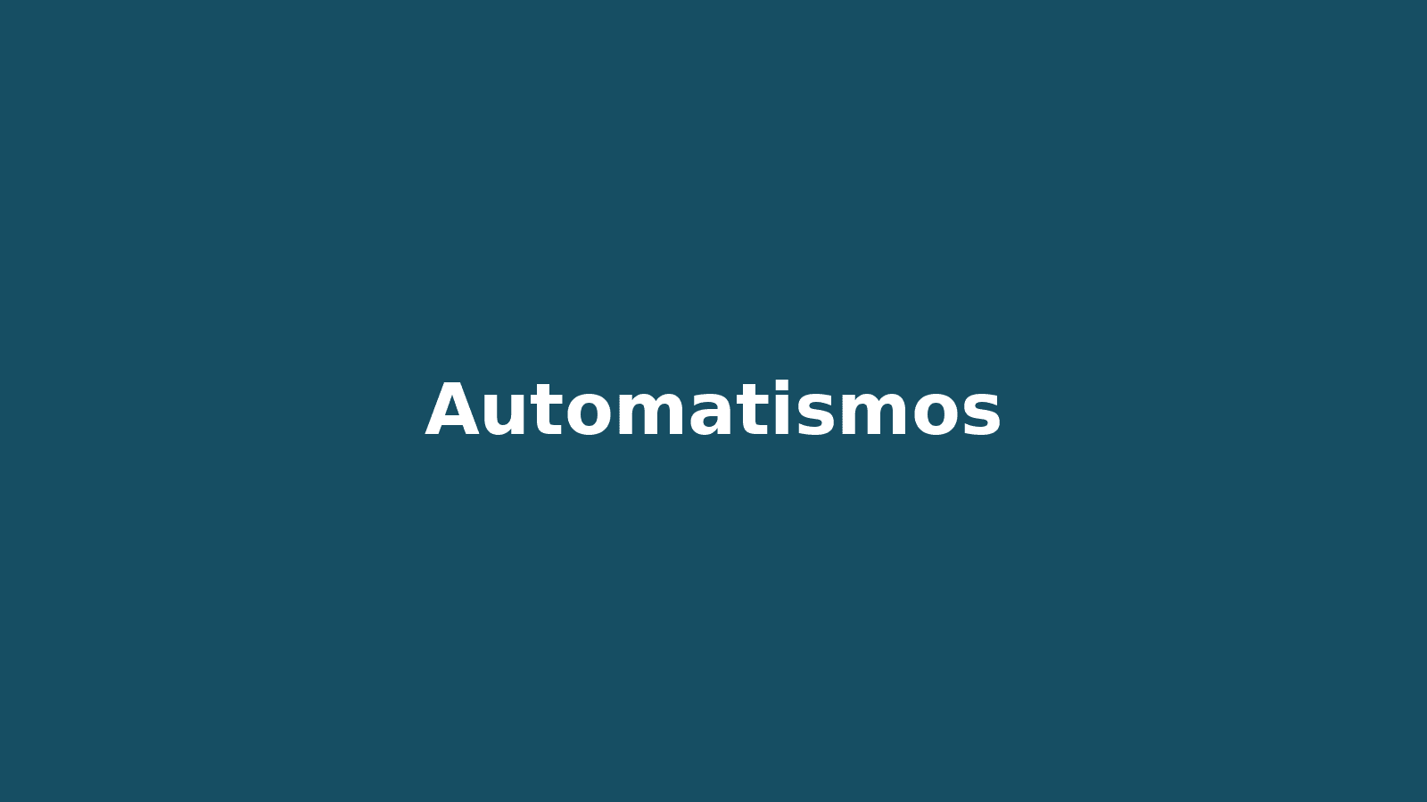 Automatismos