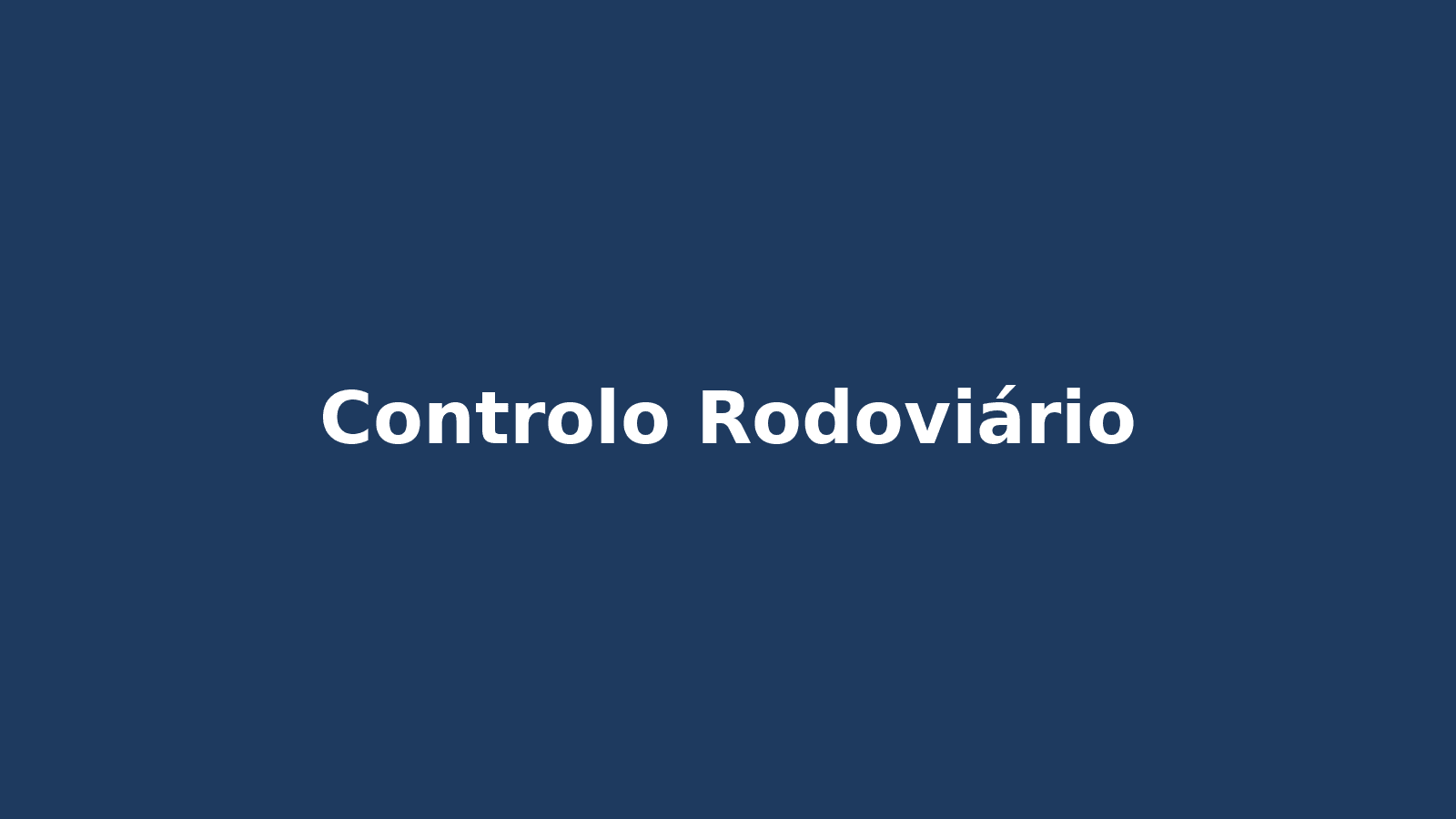 Controlo Rodoviário