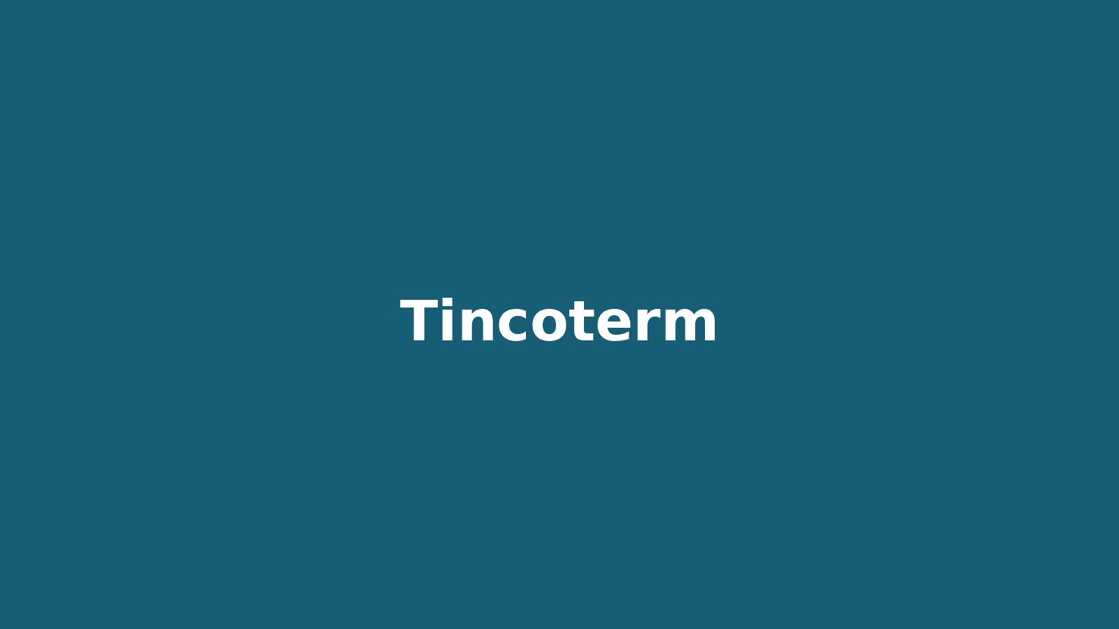 Tincoterm