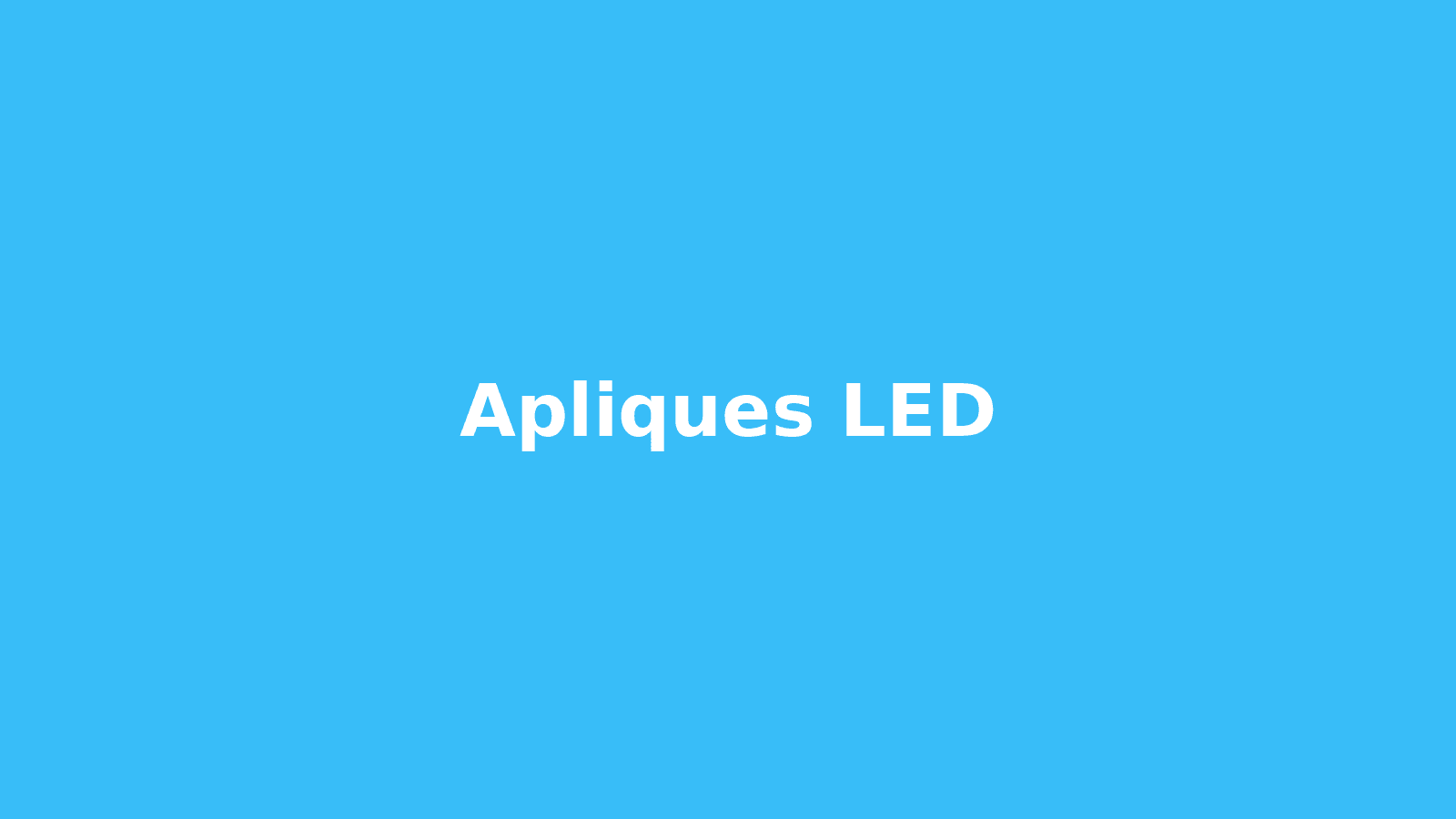 Apliques LED