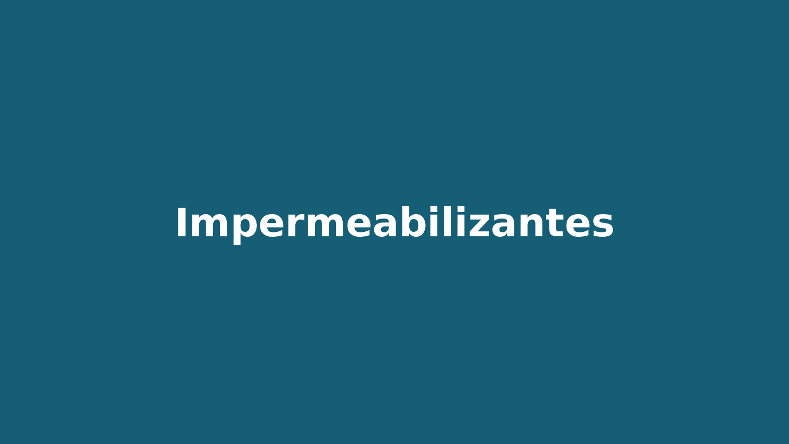 Impermeabilizantes