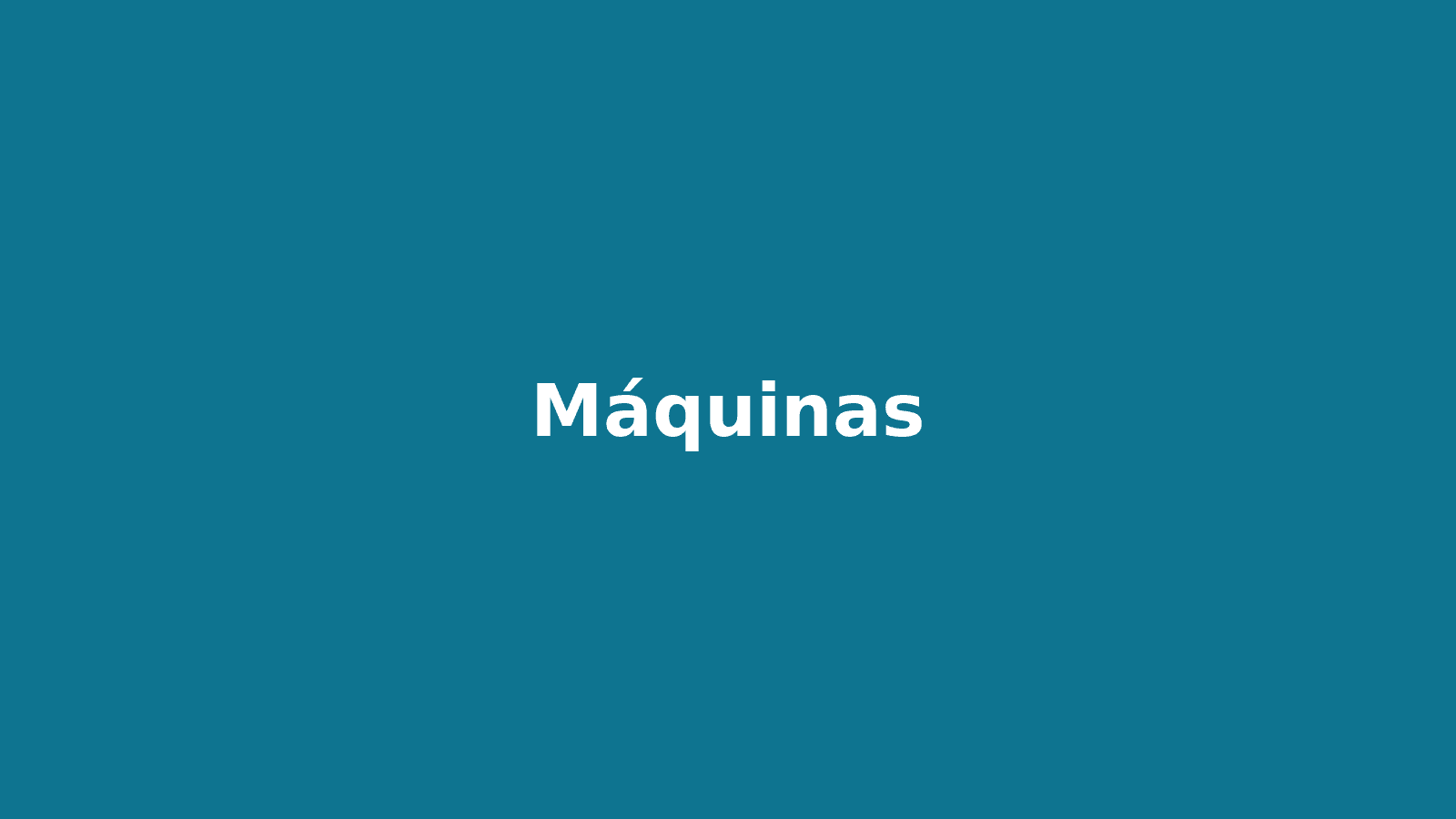 Máquinas