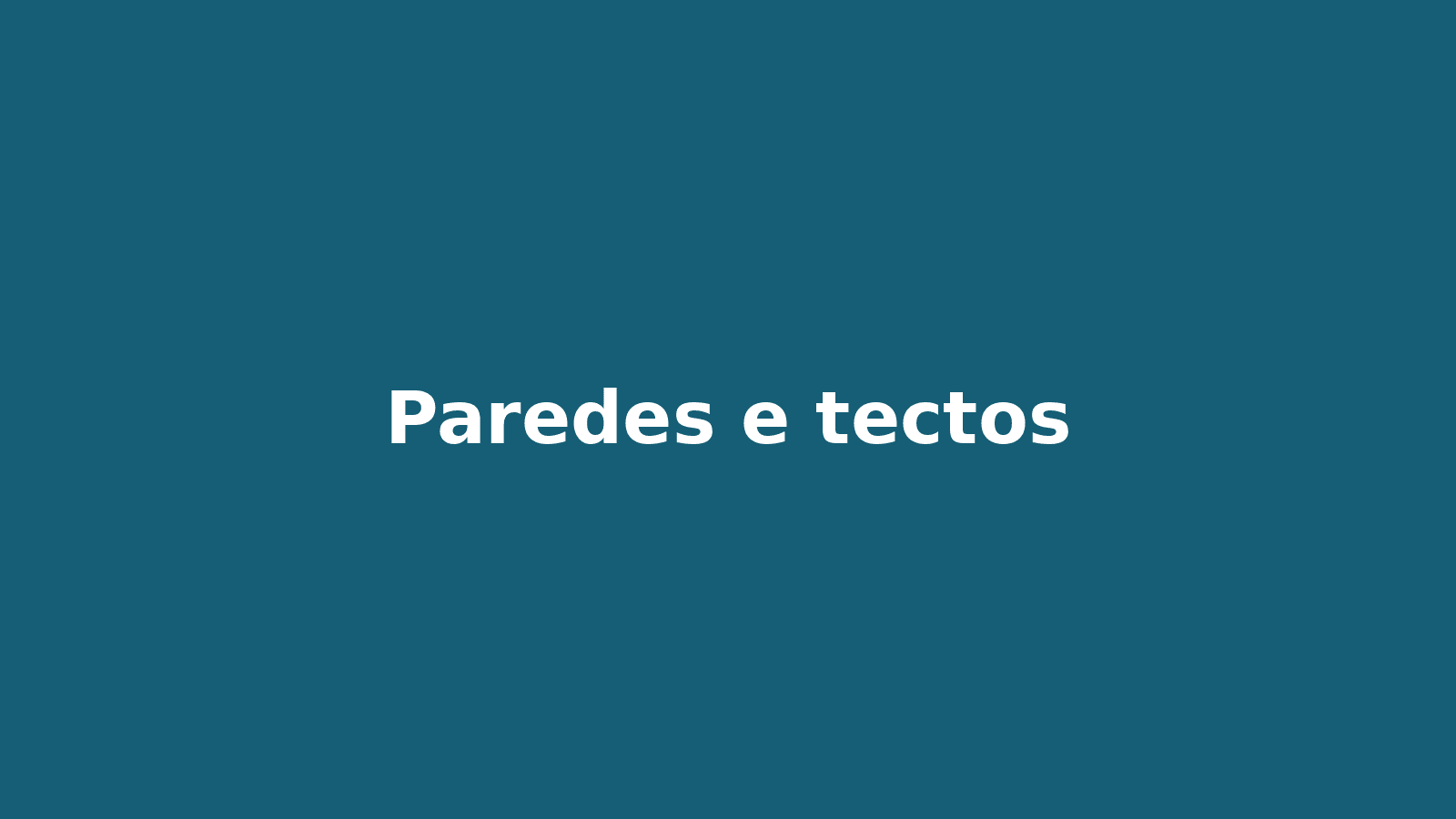 Paredes e tectos