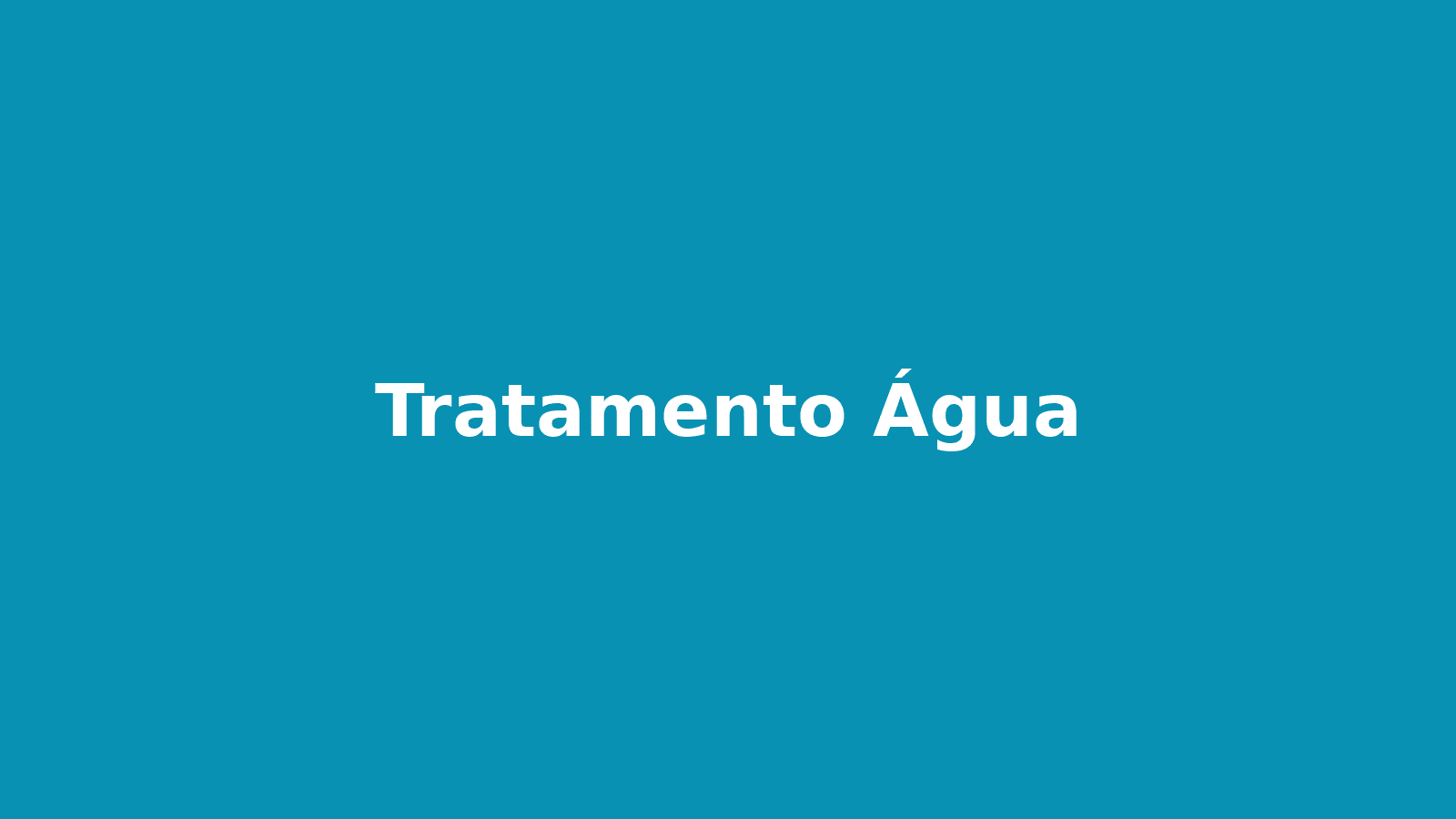 Tratamento Água