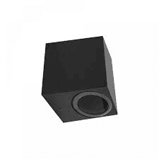 APLIQUE LED 1XGU10QUADRADO | PRETO| IP65