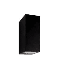 APLIQUE LED 2XGU10QUADRADO | PRETO| IP65