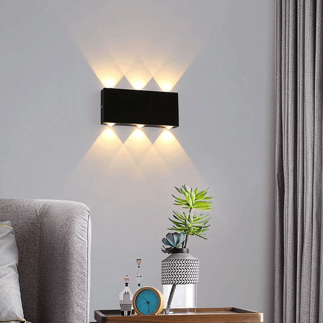 APLIQUE LED COM COR ALUMÍNIO 6W