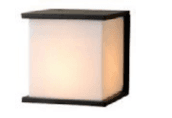 Aplique Led E27 preto
