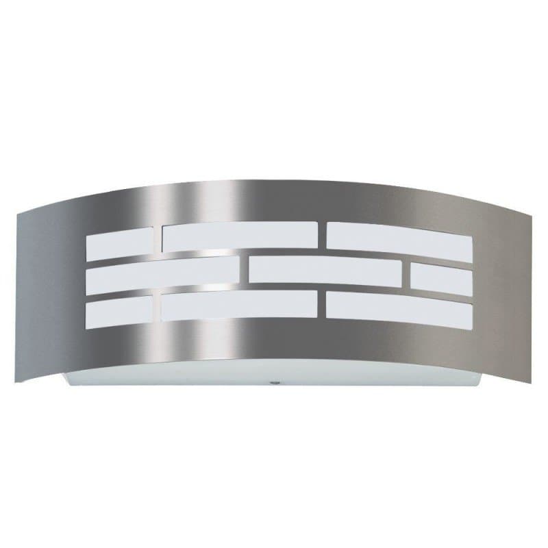 Aplique led E27 Inox preto