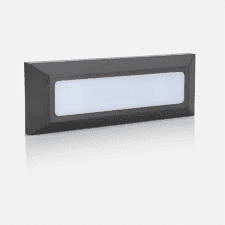 APLIQUE LED MURO SALIENTE FOSCO CINZA CRI>80 - 5W (COM Transformador )