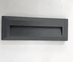 APLIQUE LED MURO SALIENTE FOSCO CINZA CRI>80 - 5W (COM Transformador )