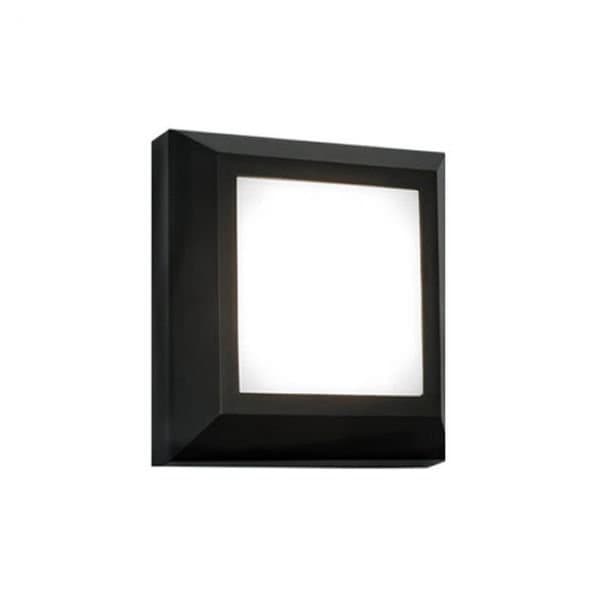Aplique led muro saliente quadrado 4000k