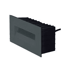 APLIQUE LED PARA PAREDE embutir CRI>80 - 3W aro cinza