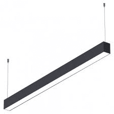 ARMADURA COM LED Suspensa E SALIENTE ARO PRETO CRI>80 36W