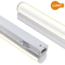 ARMADURA LED T5 18w 1.2m IP20 Aro PVC COM INTERRUPTOR
