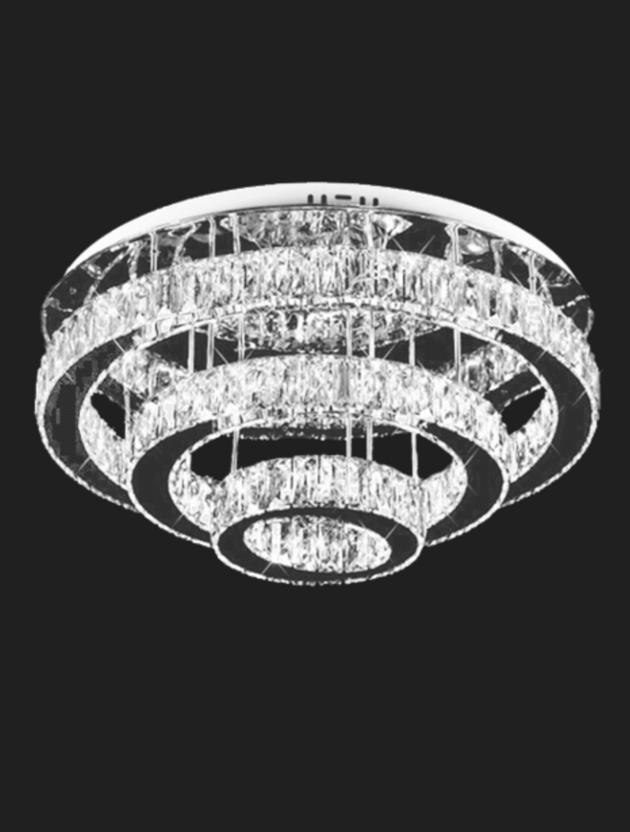 Candeeiro suspensão cristal Belvee 40w