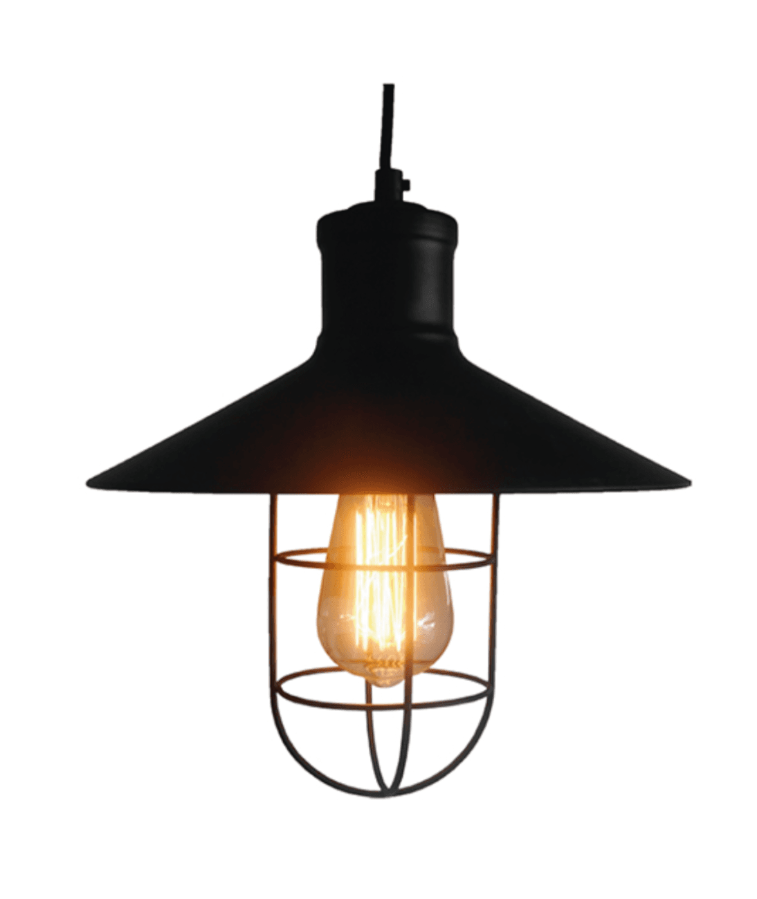 Candeeiro suspensão vintage reading E27