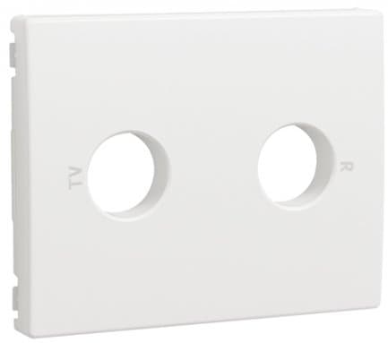 Centro para tomada R-TV branco Sirius 70