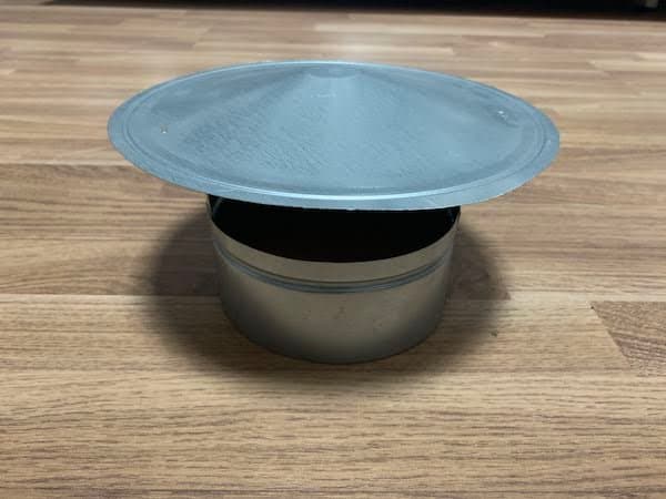 Chapéu chinês galvanizado