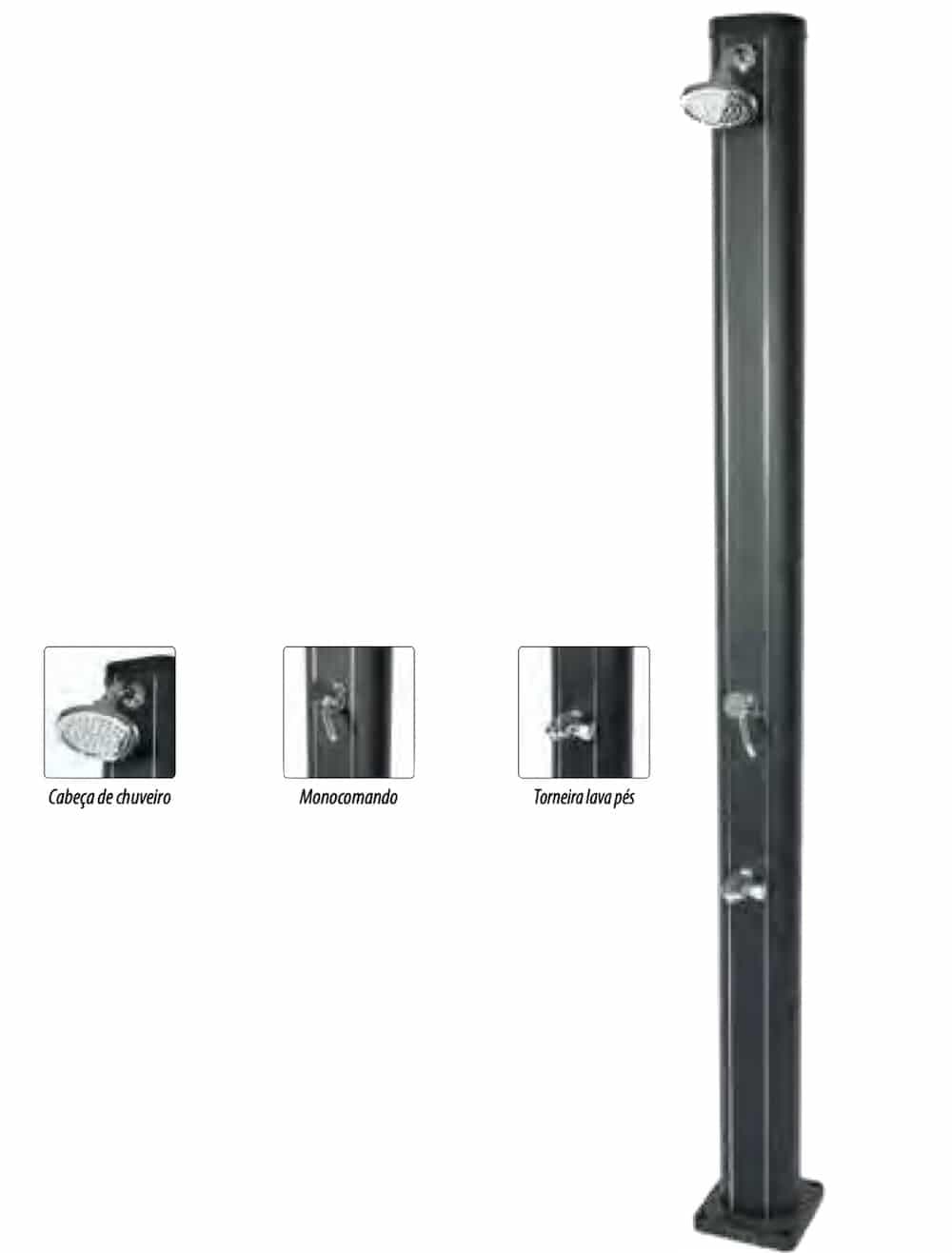 Chuveiro duche solar 32L