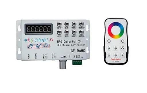 Controlador musical Maxled para fita IC–RF e Wireless 5V