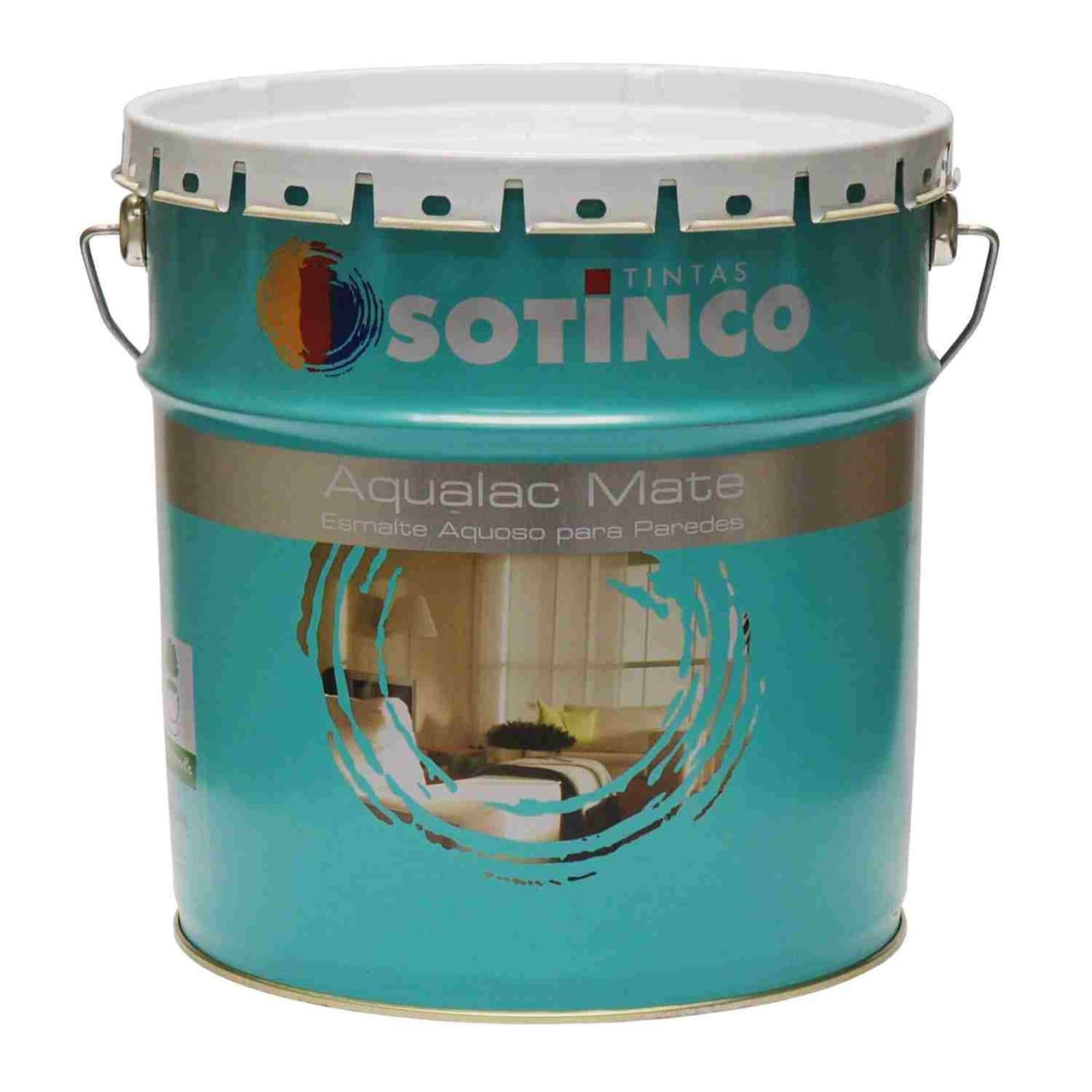 Esmalte Aquoso para Paredes Sotinco Aqualac Mate 0,75L
