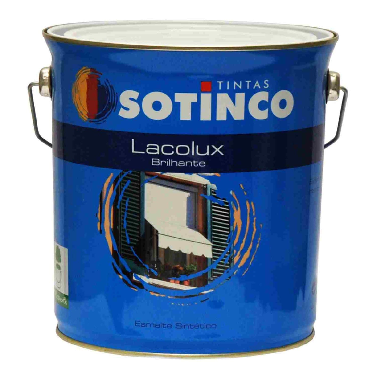 Esmalte Sintético Sotinco Lacolux branco Brilhante 0,75L