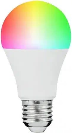 Lâmpada LED A60 E27 RGB+W C/ Comando CRI>80 - 7W