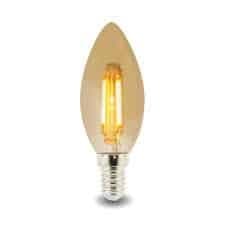 Lâmpada LED Filamento C37 E14 CRI>80 - 4W