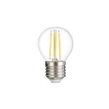 Lâmpada LED Filamento G45 E27– 4W (transparente)