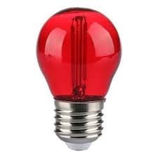 Lâmpada LED G95 VERMELHO CRI>80 - 3W