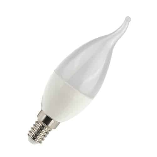 Lâmpada vela LED C37t E14 7w
