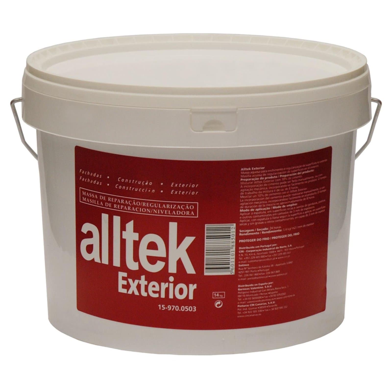 Massa Aquosa para Enchimento e Regularização Sotinco Alltek Exterior 4Kg