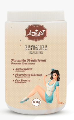 Naftalina em bolas Lartwist, Frasco 600g