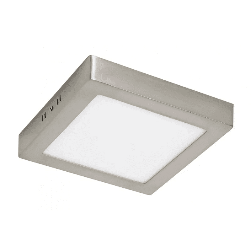 PAINEL LED QUADRADO ENCASTRAR NÍQUEL CRI>80 - 18W