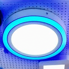 PAINEL LED REDONDO SALIENTE CRI>80 6500K+AZUL
