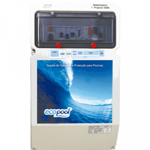 Quadro elétrico Ecopool com transformador