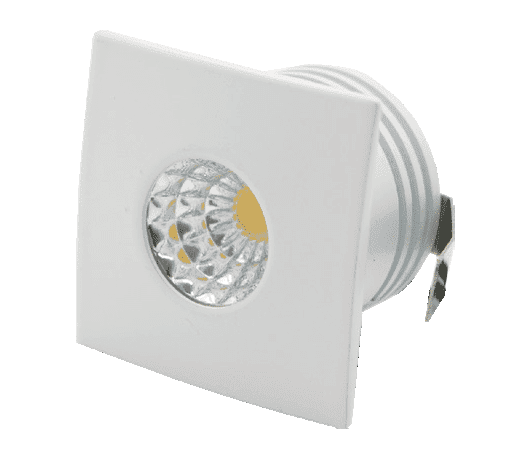 Spot LED fixo Maxled quadrado 3w 230v