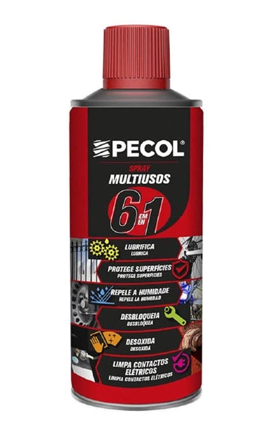 Spray Pecol lubrificante multiusos 6 em 1
